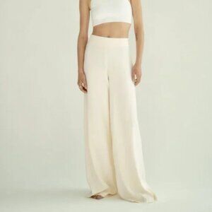 NWT ZARA SATIN PALAZZO PANTS